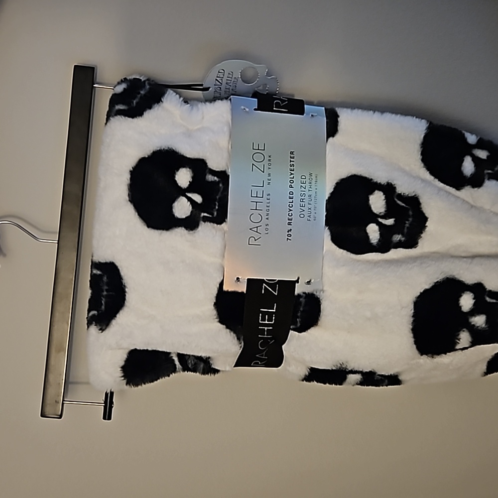 Rachel Zoe oversized faux fur throw blanket